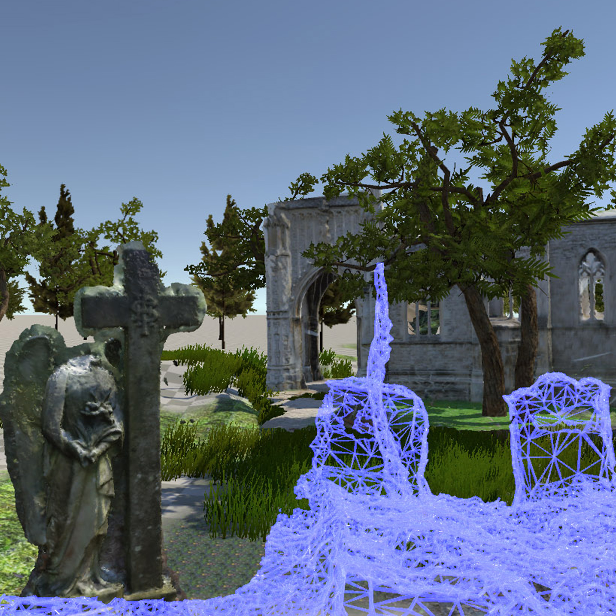 Expérience en réalité virtuelle Pour Combien ? Sept cimmitiérres 